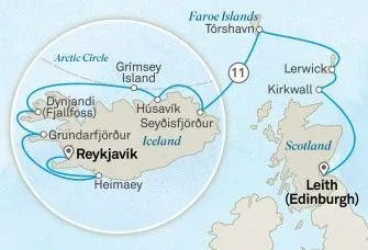 Карта круиза