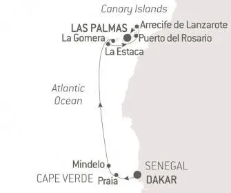 Карта круиза