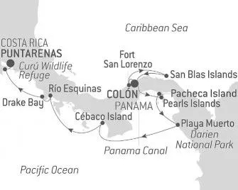 Карта круиза