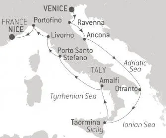 Карта круиза