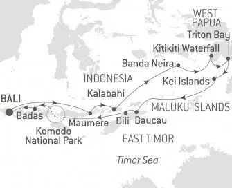 Карта круиза