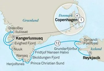 Карта круиза