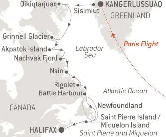 Карта круиза