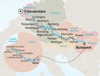 Карта круиза