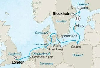 Карта круиза