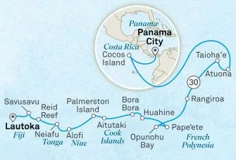 Карта круиза