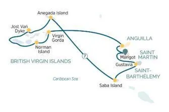 Карта круиза