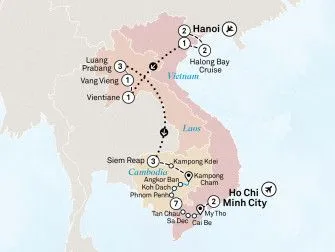 Карта круиза