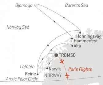 Карта круиза