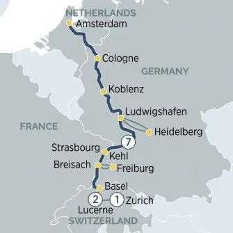 Карта круиза