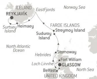 Карта круиза