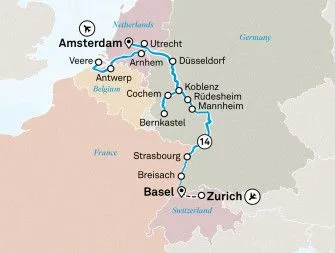 Карта круиза