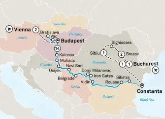 Карта круиза