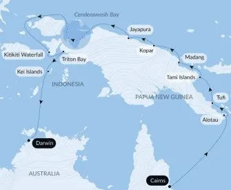 Карта круиза