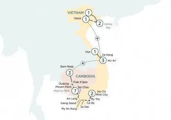 Карта круиза