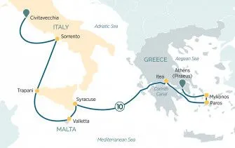 Карта круиза