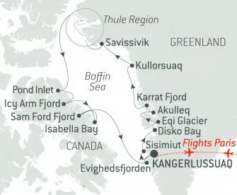 Карта круиза