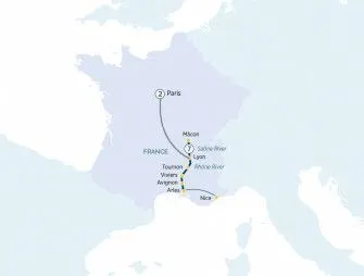 Карта круиза