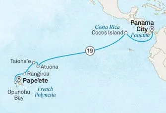 Карта круиза