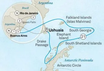 Карта круиза