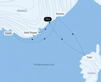 Карта круиза