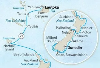 Карта круиза