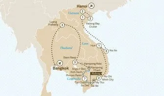 Карта круиза