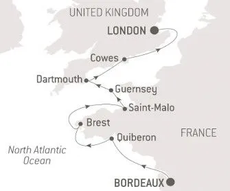 Карта круиза