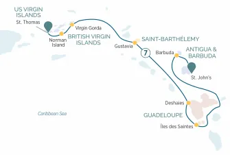 Карта круиза