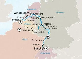 Карта круиза