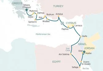 Карта круиза