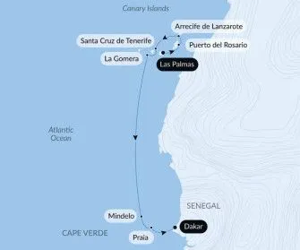 Карта круиза