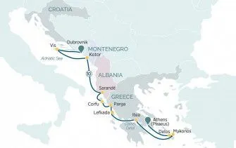 Карта круиза