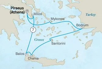 Карта круиза