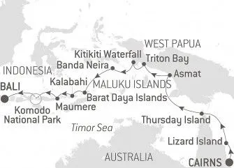 Карта круиза