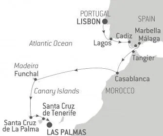 Карта круиза