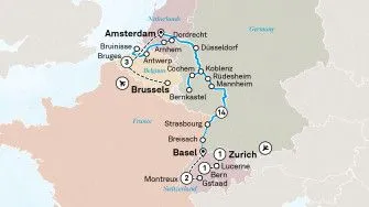 Карта круиза