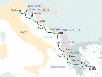 Карта круиза