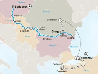 Карта круиза