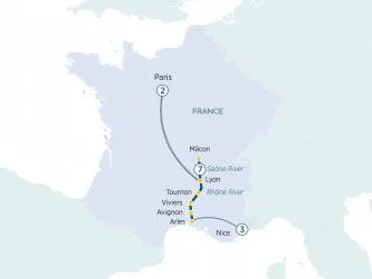 Карта круиза