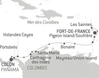 Карта круиза