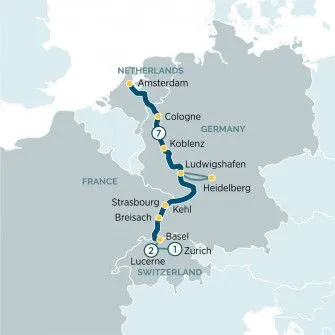 Карта круиза