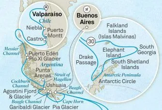 Карта круиза