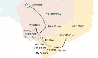 Карта круиза