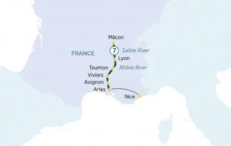 Карта круиза