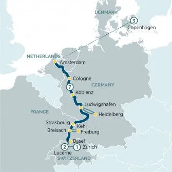 Карта круиза