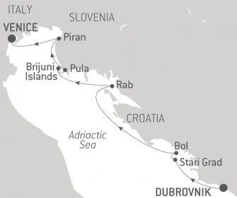 Карта круиза