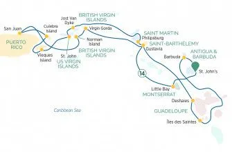 Карта круиза