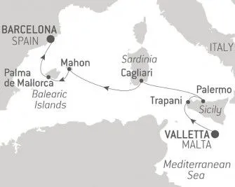 Карта круиза