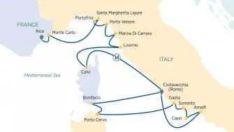 Карта круиза